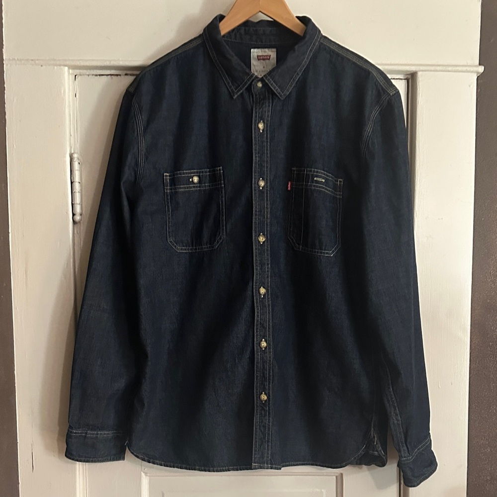 Levi's Indigo Men’s Button-Up Shirt